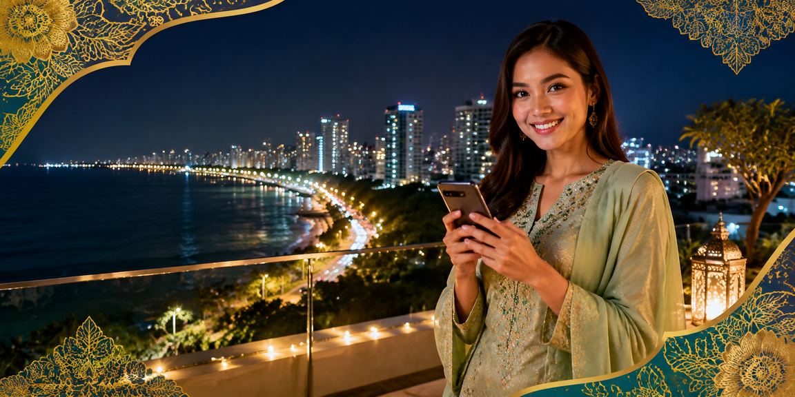 Pengguna Pulau Pinang mengakses platform pertaruhan langsung bbwin melalui telefon dengan motif batik